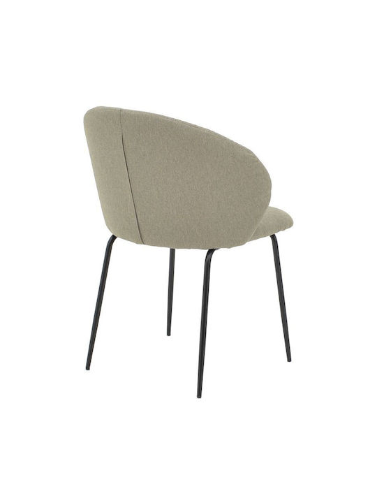 Olympian Dining Room Fabric Chair Grey-beige 50x55x83cm