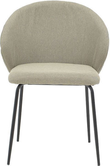 Olympian Столички Трапезария с платнена облицовка Grey-beige 1бр 50x55x83бр