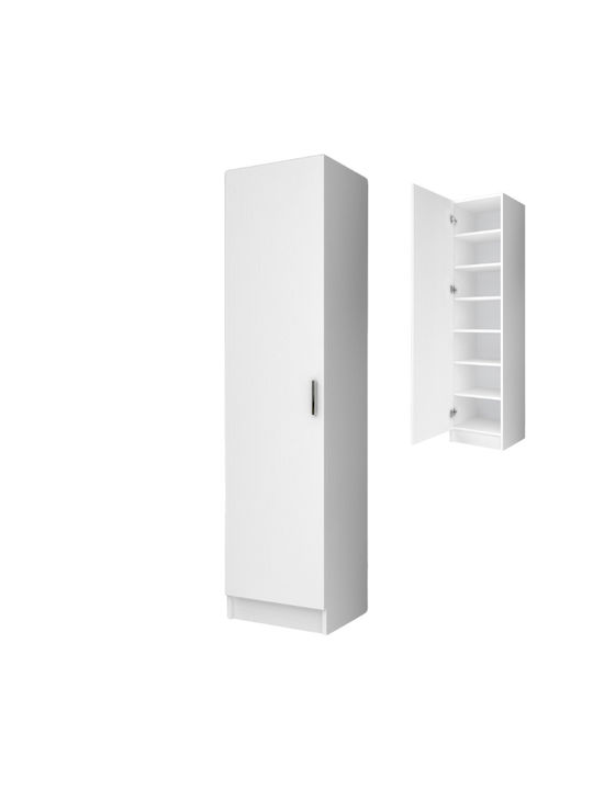 Petro Wooden Shoe Organizer White 45x38x180cm