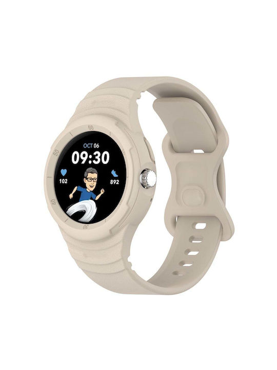 Techsuit Strap Silicone Beige (Google Pixel Watch 1 / 2 / 3 41mm)