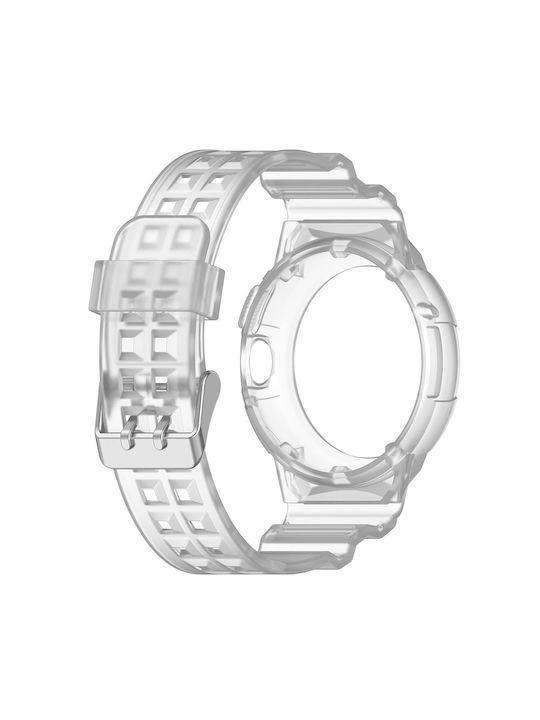 Techsuit Λουράκι Σιλικόνης Διάφανο (Google Pixel Watch 1 / 2 / 3 / 4 41mm)
