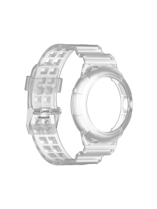 Techsuit Λουράκι Σιλικόνης Διάφανο (Google Pixel Watch 1 / 2 / 3 / 4 41mm)