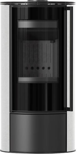Kratki ERIK WS Ceramică Soba pe lemne 5.5kW White Satin