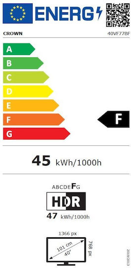 Crown Fernseher 40" Full HD LED 40VF77BF (2024)