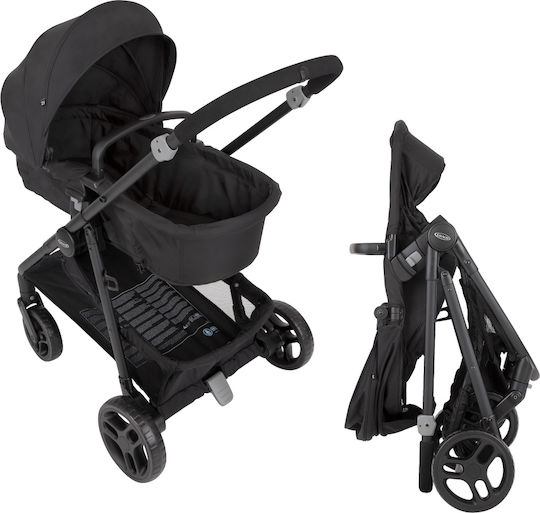 Graco Бебешка количка 2 в 1 Черен