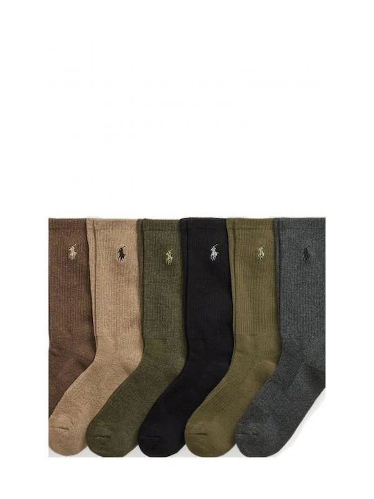 Ralph Lauren Herren Mehrfarbige Socken 6er Pack