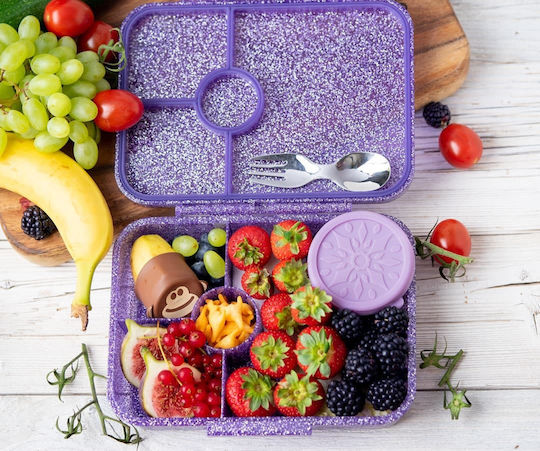 Lekkabox Set Cutii de prânz Lila 2 bucăți