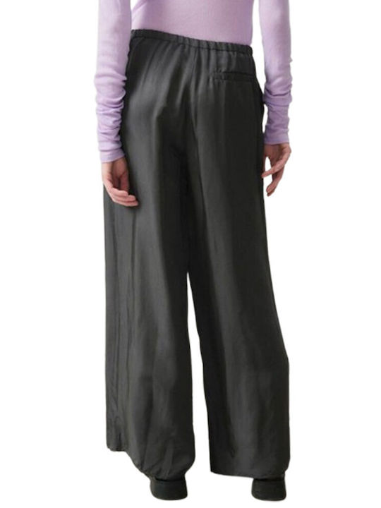 American Vintage Women's Fabric Trousers Carbone