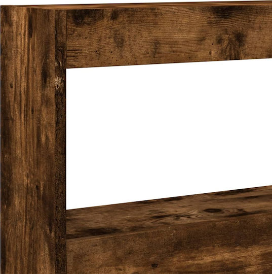 vidaXL Wooden Brown Bed Headboard