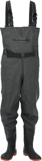 Swimming Chest Waders Boots Belt Dark Green Size 40 4016992 Green