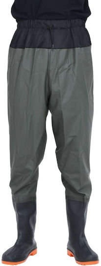 Waist Waders Boots Dark Green Size 40 4017010 Green