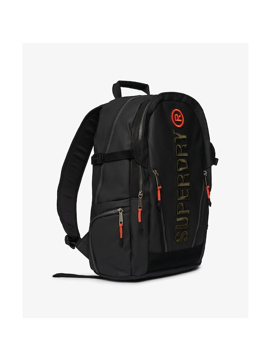 Superdry Stoff Rucksack Schwarz