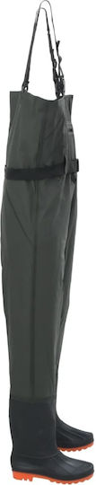 Swimming Chest Waders Boots Belt Dark Green Size 40 4016992 Green
