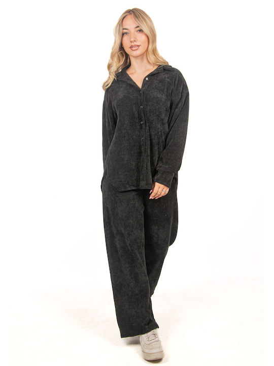 Ellen Women's Black Set with Trousers