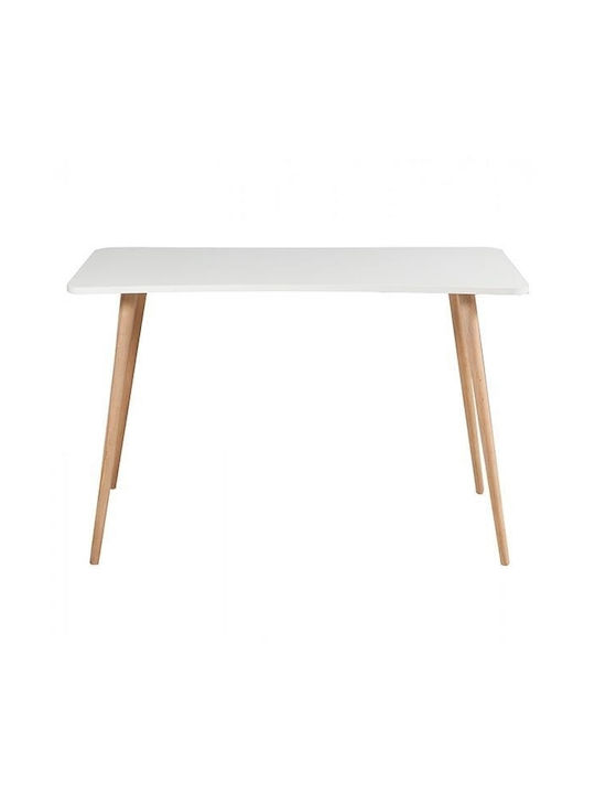 Desk Wooden White 80x40x73cm