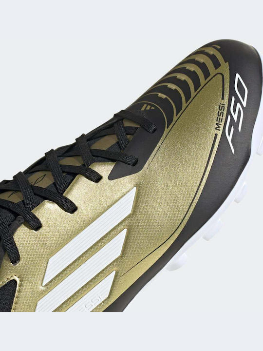 adidas F50 League Ποδοσφαιρικά Παπούτσια με Τάπες AG Χρυσά