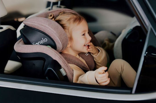 Lionelo Harmony Baby Car Seat i-Size with Isofix Green Olive Leather 0-36 kg