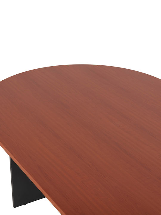 Τραπέζι Συνεδριάσεων Sienna Ξύλινο Ανθρακί 240x120x75εκ.
