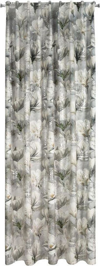 Eurofirany Vorhang mit Bleistiftfalten Sandy Gray 140x300cm