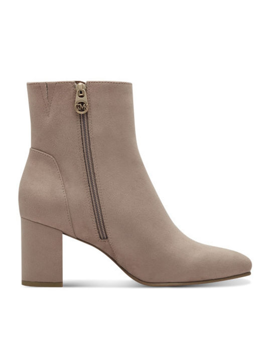 Marco Tozzi Damen Knöchelstiefel Beige