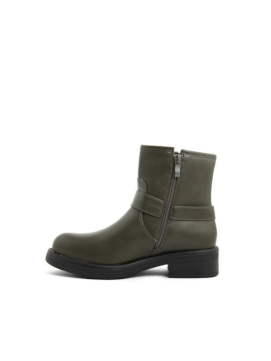 Fashion Attitude Women's Ankle Boots Green