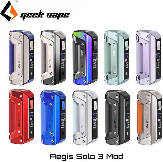 Geek Vape Aegis Solo 3 Box Mod 100W Μαύρο