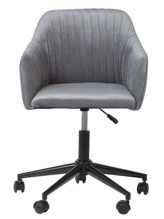 Beliani Office Chair with Arms Grey