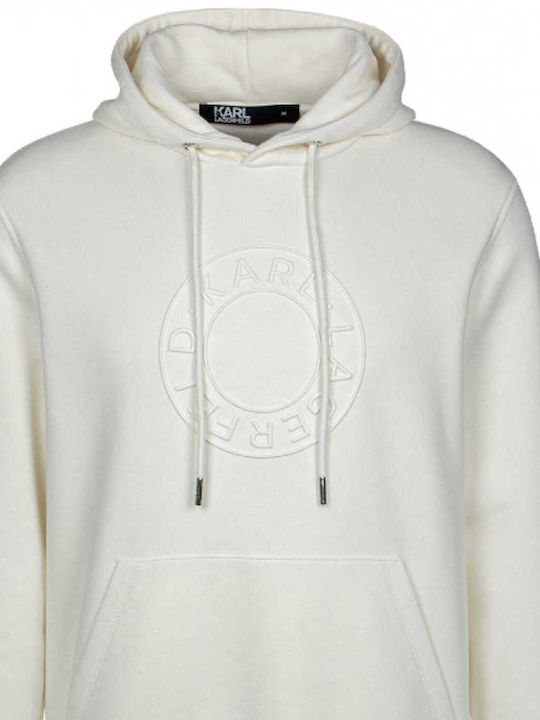 Karl Lagerfeld white with Hood