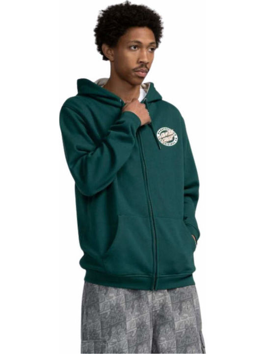 Green Hoodie Cardigan