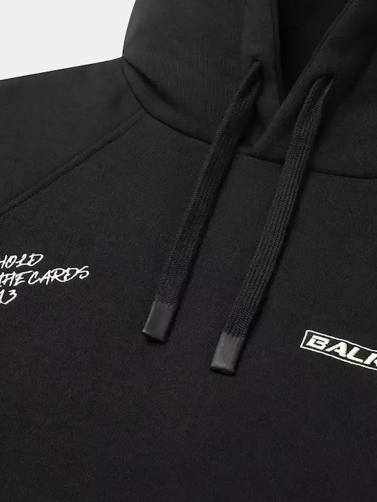 Sweatshirt mit Kapuze Jet Schwarz