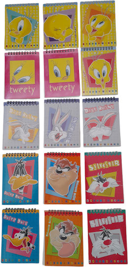 Ipek Looney Tunes Set 36 Notepad 50 Sheets A6 (Μiscellaneous Designs)