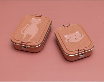 Stainless Steel Food Container with Divider Large Mrs Cat 1L 77940 Trixie