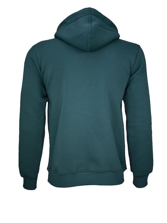 Restart Herren Sweatshirt mit Kapuze Petrol