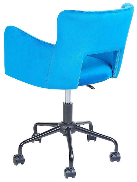 Office Chair with Arms Blue Beliani