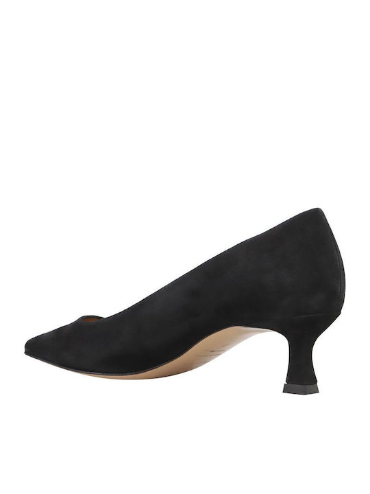 Suede Γόβες Μαύρες