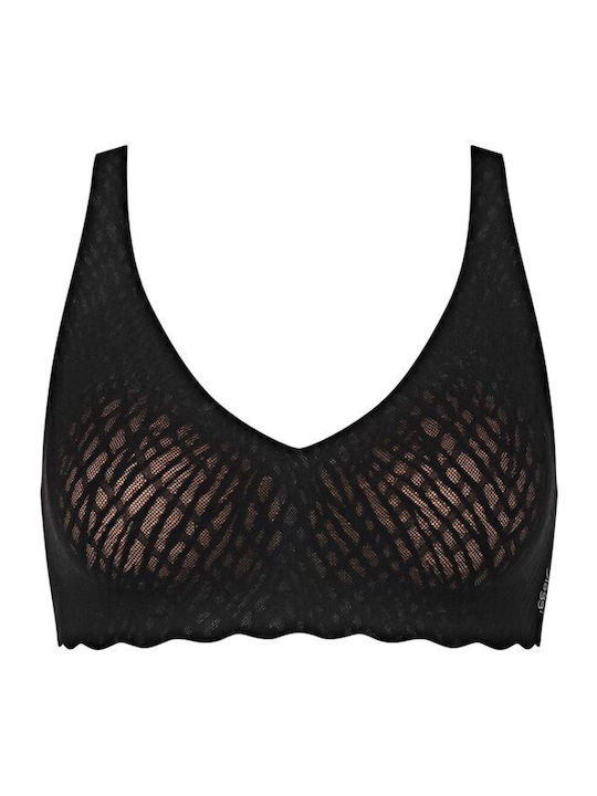 Sloggi Zero Feel Women's Bralette Bra Black