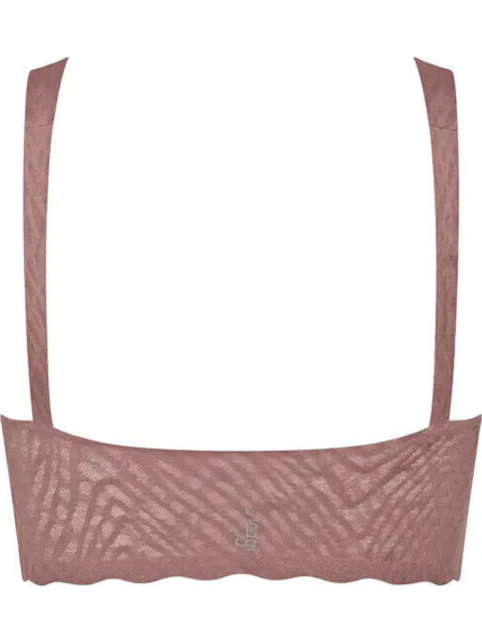 Sloggi Zero Feel Women's Bralette Bra Chocolate