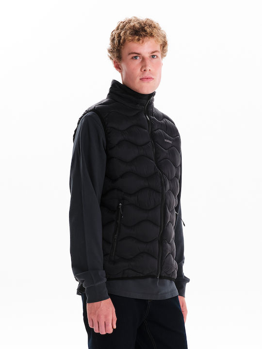 Emerson Men's Sleeveless Puffer Jacket Waterproof and Windproof Black