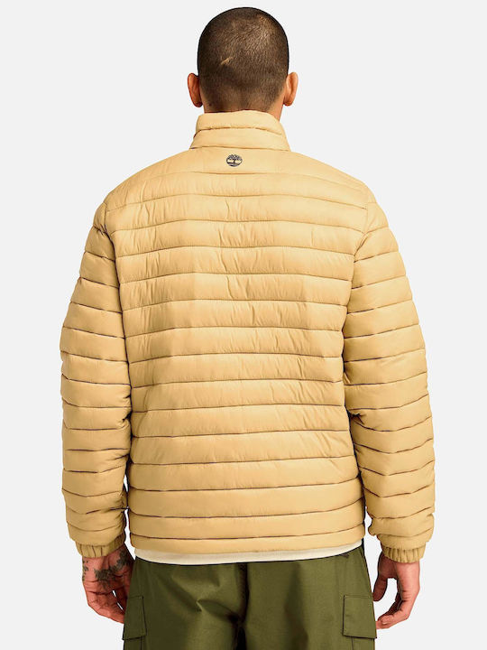 Timberland Men's Puffer Jacket Waterproof Beige