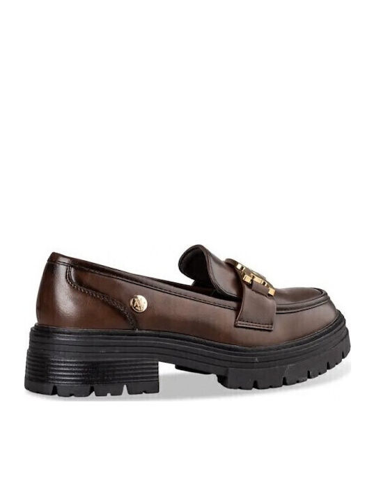 Women's Loafers in Brown Color