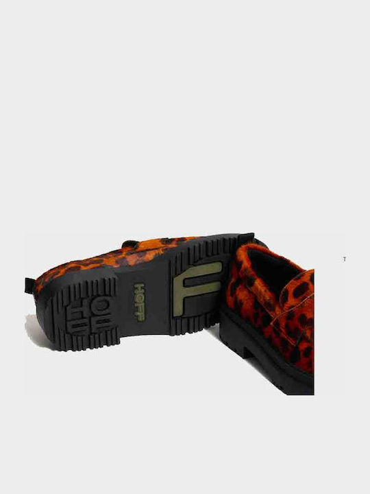 Damen Loafers in Orange Farbe