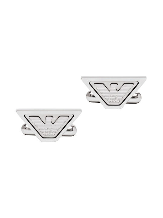 Emporio Armani Cufflinks of Steel Silver