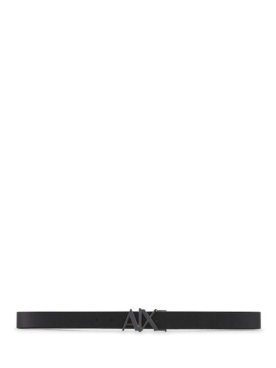 Armani Exchange Men's Belt Leather Black