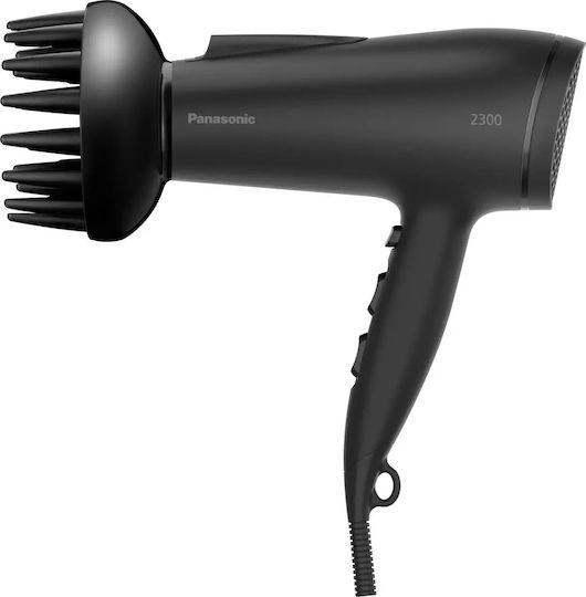 Uscător de păr Panasonic Eh-ne87-k825 Ionizare Difuzor Aer Rece 1800W 2 Trepte de Viteză 3 Niveluri de Temperatură