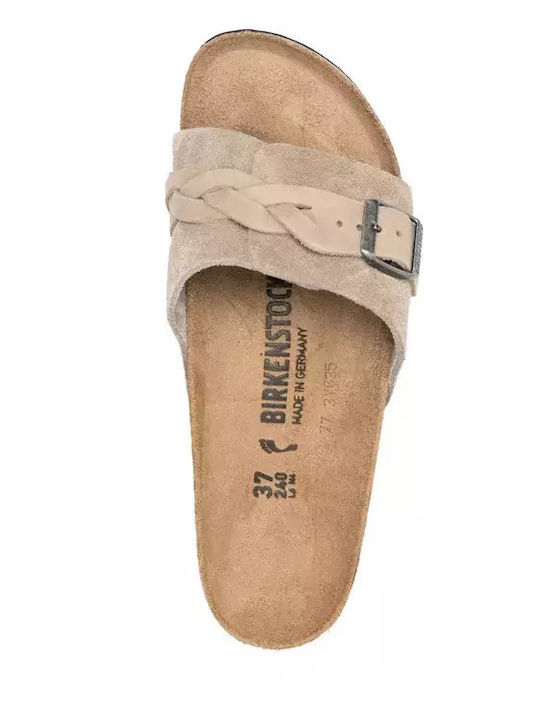 Birkenstock Oita Braided Sandale dama în Culoarea Maro Îngustă Fit