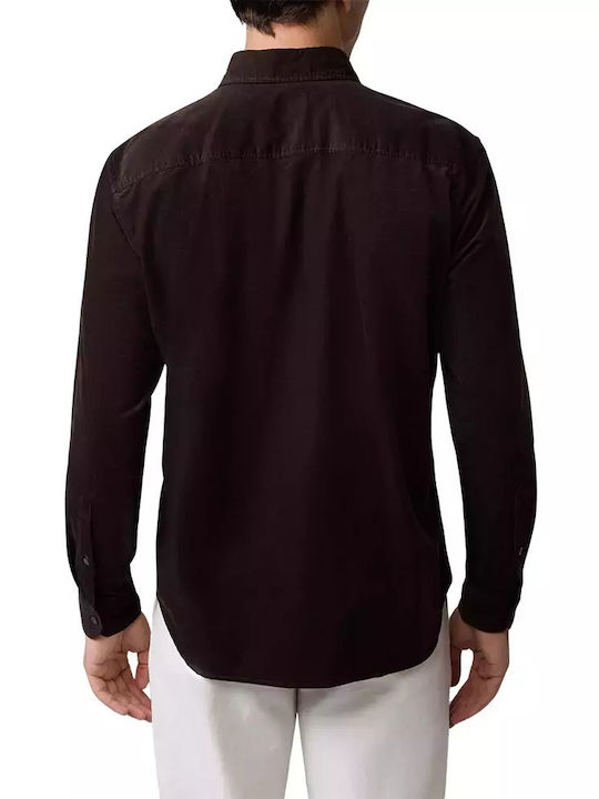 Strellson Men's Shirt Dark Brown