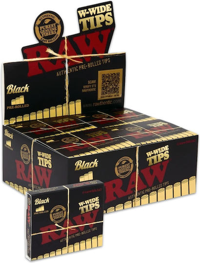 Τζιβανες Raw Black Ετοιμες Φαρδιες 18 Τεμ