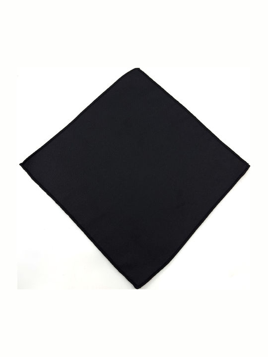 Batistă bărbați cu buzunar Negru