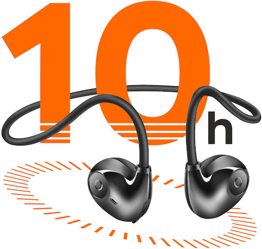 LinQ HI8 Conductie Osoasa Bluetooth Handsfree Căști cu Rezistență la Transpirație Negru