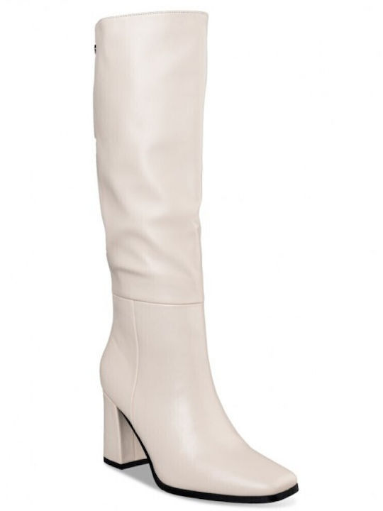 Mairiboo for Envie Leather Women's Boots Bootylicious White